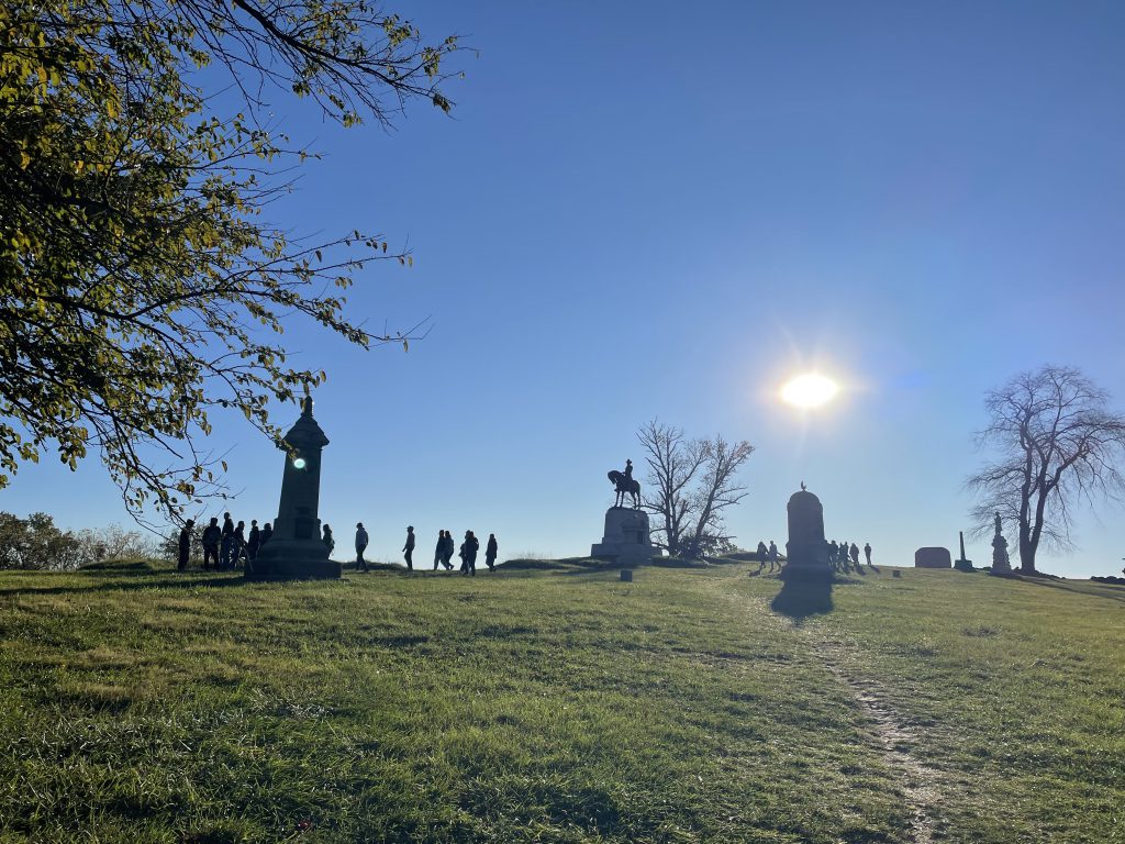 Students at Gettysburg